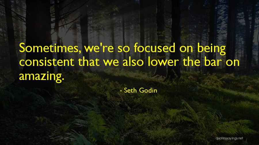 Being Focused Quotes By Seth Godin