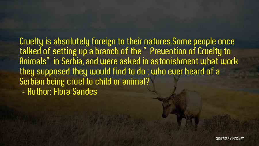 Being Foreign Quotes By Flora Sandes