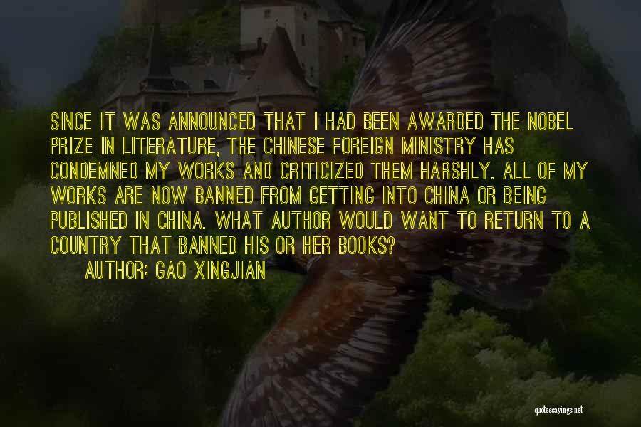 Being Foreign Quotes By Gao Xingjian