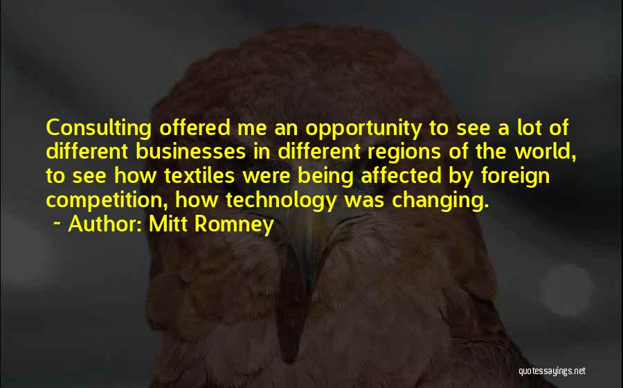 Being Foreign Quotes By Mitt Romney