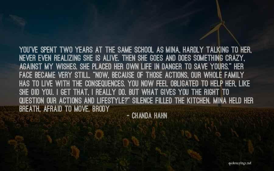 Being Forgotten In Life Quotes By Chanda Hahn Being Forgotten In Life Quotes By Chanda Hahn