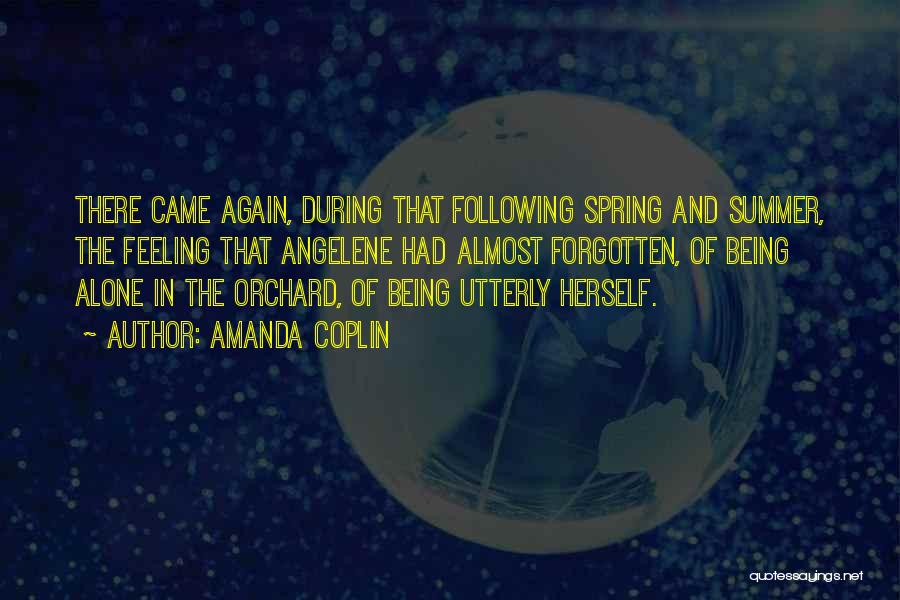 Being Forgotten Quotes By Amanda Coplin