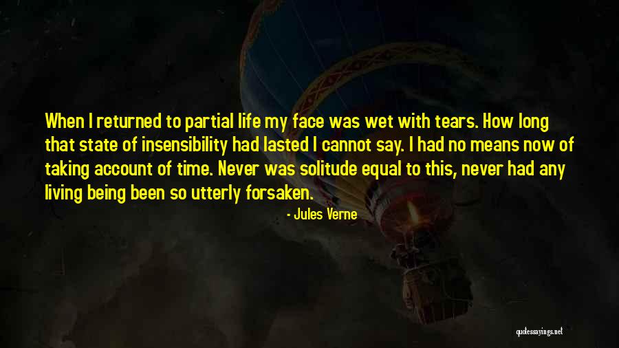 Being Forsaken Quotes By Jules Verne