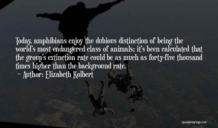 Being Forty Quotes By Elizabeth Kolbert