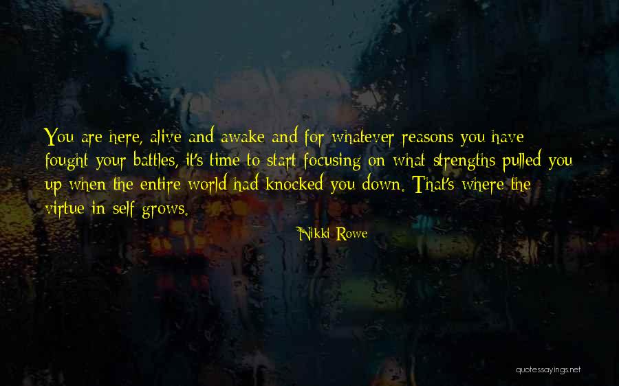 Being Fought For Quotes By Nikki Rowe