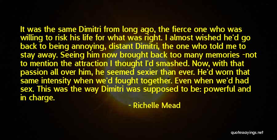 Being Fought For Quotes By Richelle Mead