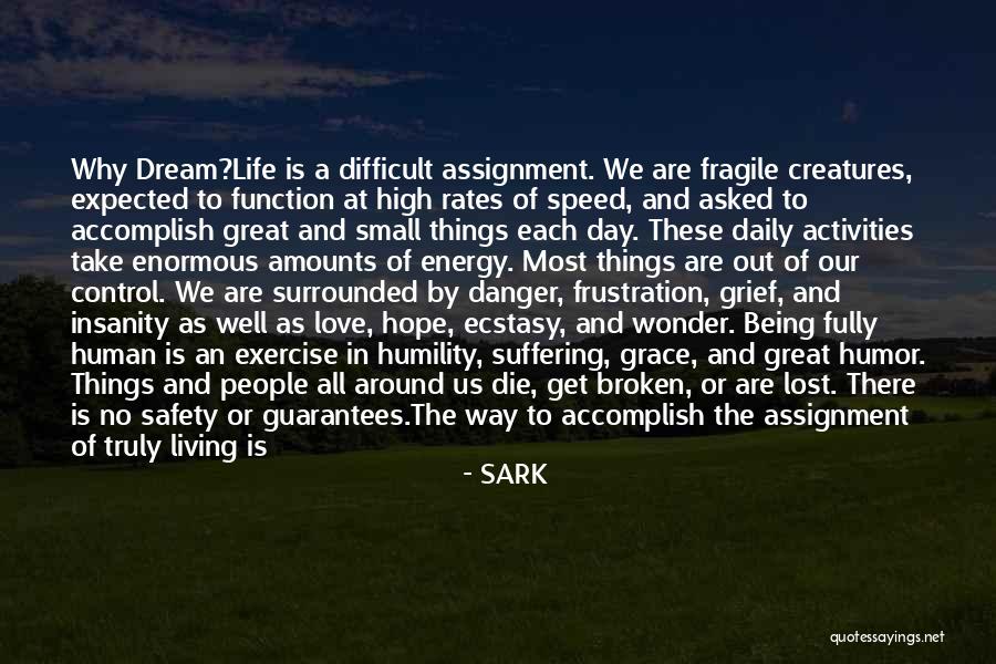 Being Fragile Quotes By SARK Being Fragile Quotes By SARK
