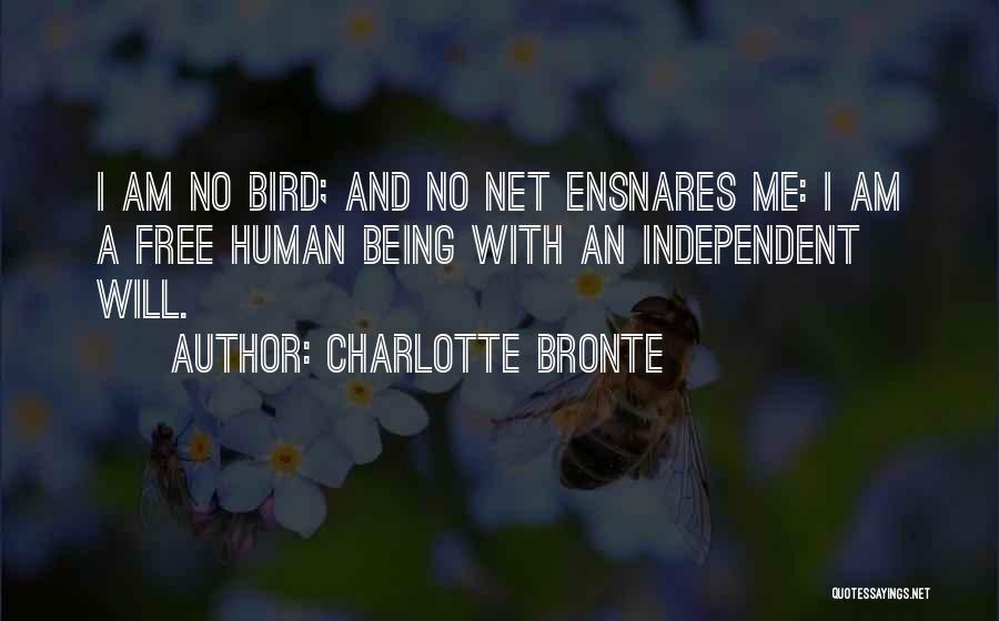 Being Free And Independent Quotes By Charlotte Bronte