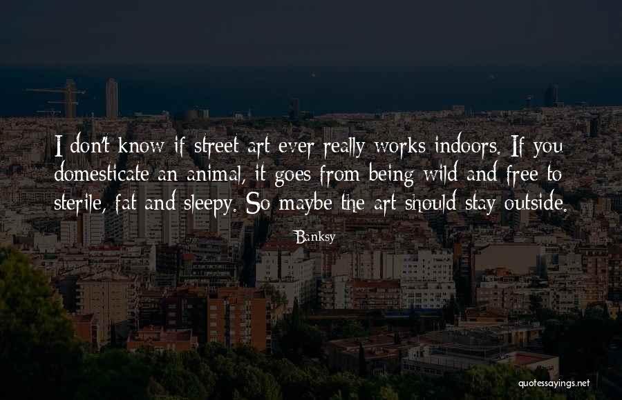 Being Free And Wild Quotes By Banksy Being Free And Wild Quotes By Banksy