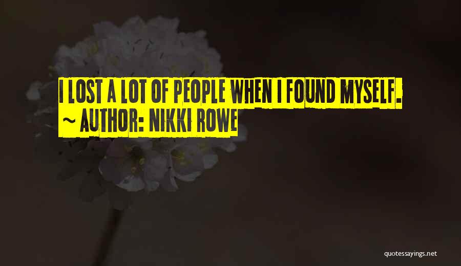 Being Free Spirit Quotes By Nikki Rowe