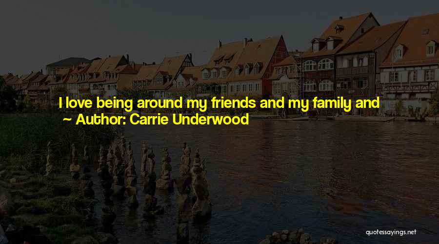 Being Friends With Your Ex Husband Quotes By Carrie Underwood