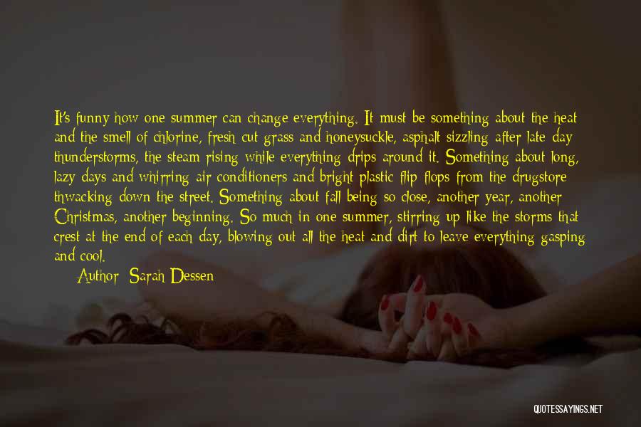 Being Funny In Love Quotes By Sarah Dessen