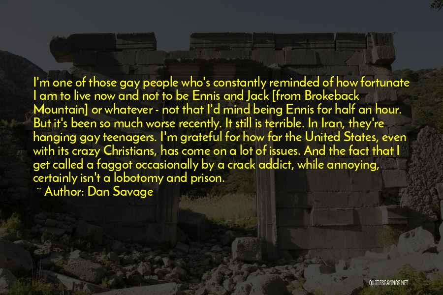 Being Gay Quotes By Dan Savage
