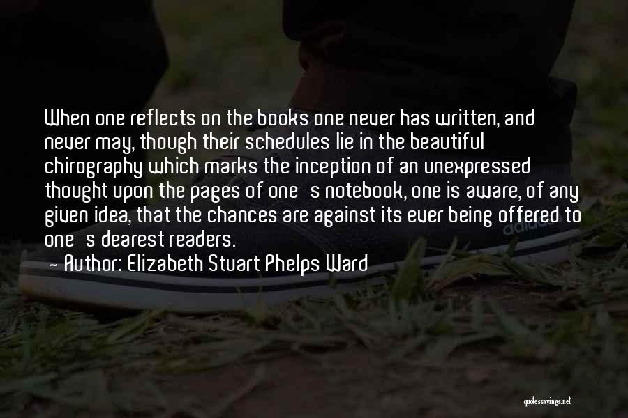 Being Given Chances Quotes By Elizabeth Stuart Phelps Ward