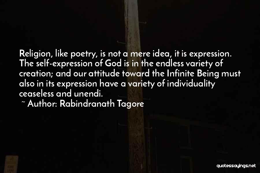 Being God's Creation Quotes By Rabindranath Tagore