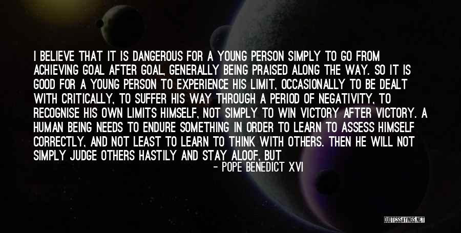 Being Good Person Quotes By Pope Benedict XVI