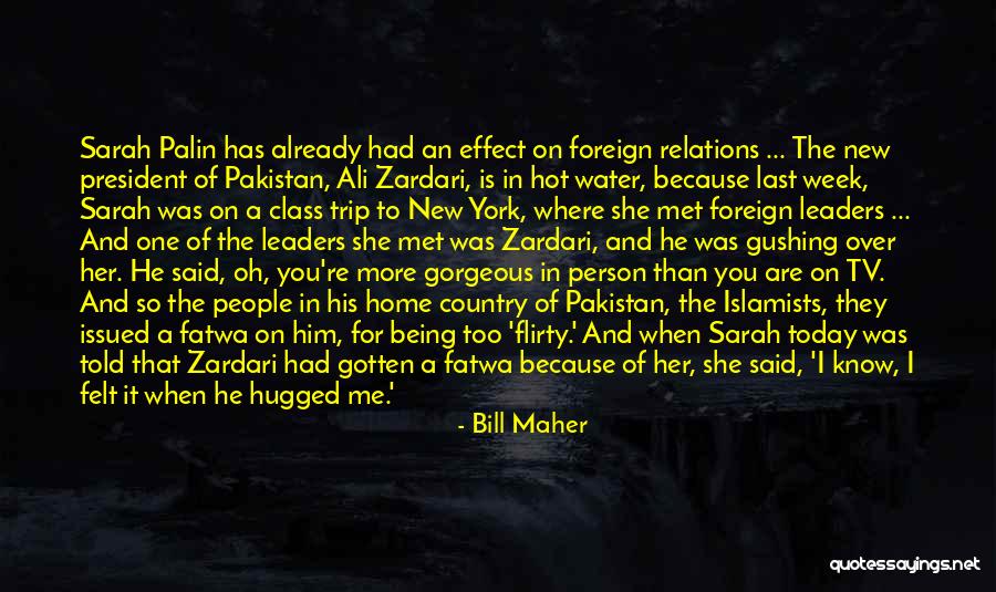 Being Gorgeous Quotes By Bill Maher