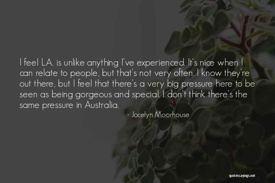 Being Gorgeous Quotes By Jocelyn Moorhouse