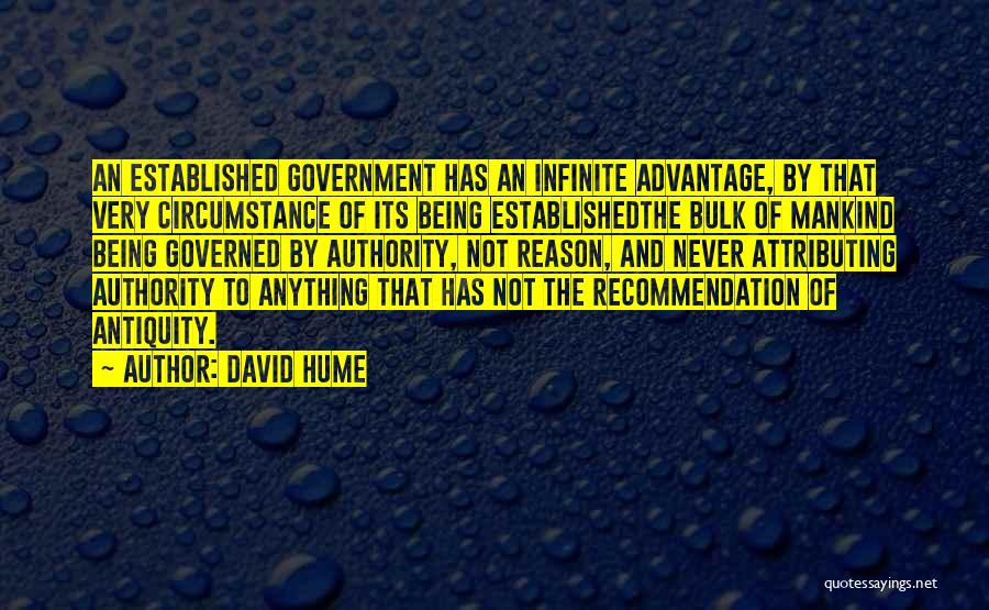 Being Governed Quotes By David Hume