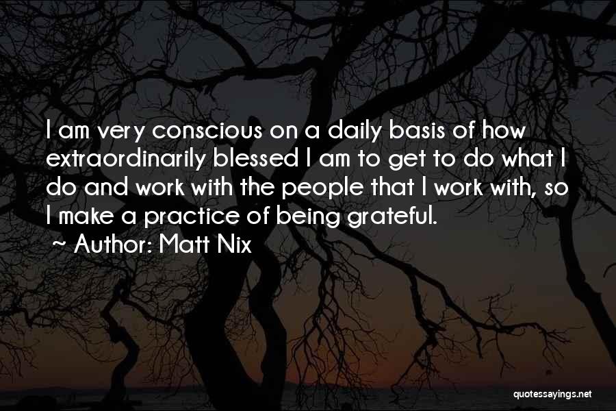 Being Grateful And Blessed Quotes By Matt Nix