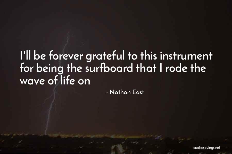 Being Grateful For The Life You Have Quotes By Nathan East