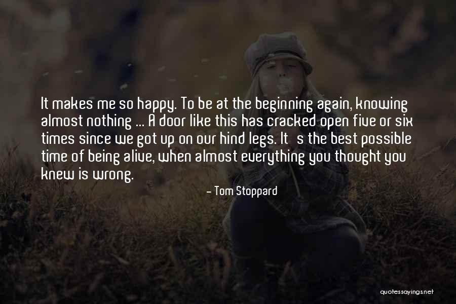 Being Happy Again With Someone Quotes By Tom Stoppard Being Happy Again With Someone Quotes By Tom Stoppard