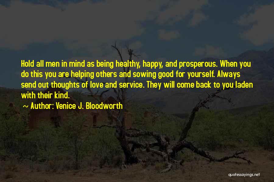 Being Happy And In Love Quotes By Venice J. Bloodworth