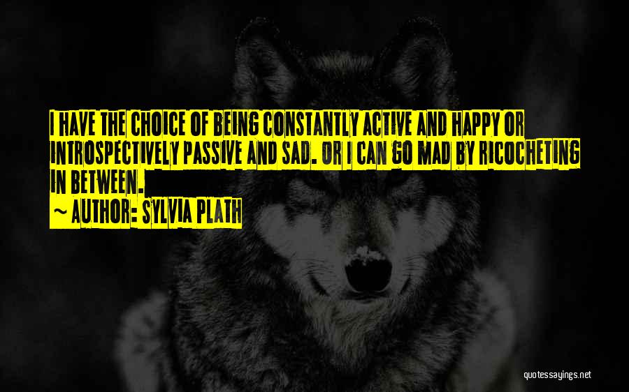 Being Happy And Sad Quotes By Sylvia Plath