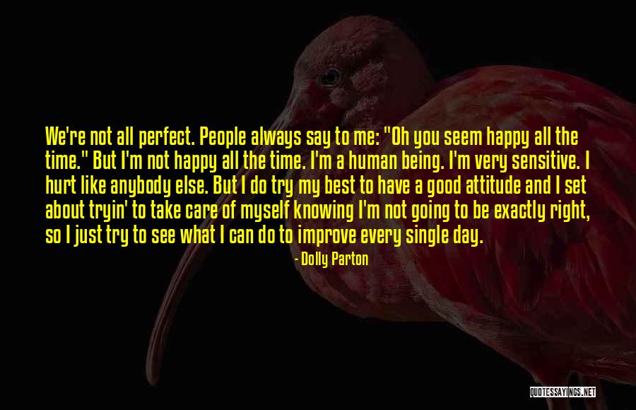 Being Happy Even Single Quotes By Dolly Parton