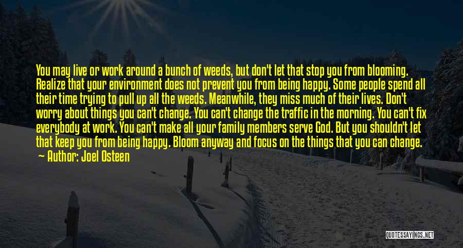Being Happy Right Now Quotes By Joel Osteen