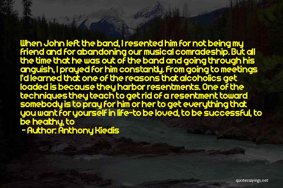 Being Happy With Life And Love Quotes By Anthony Kiedis