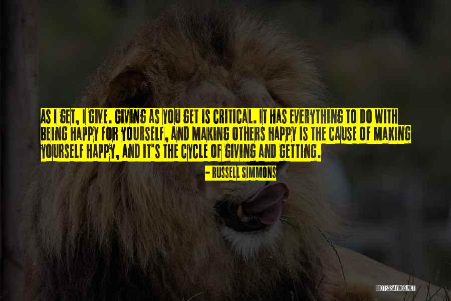 Being Happy With Yourself Quotes By Russell Simmons Being Happy With Yourself Quotes By Russell Simmons