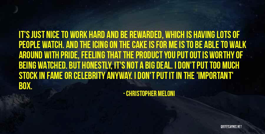 Being Hard To Deal With Quotes By Christopher Meloni