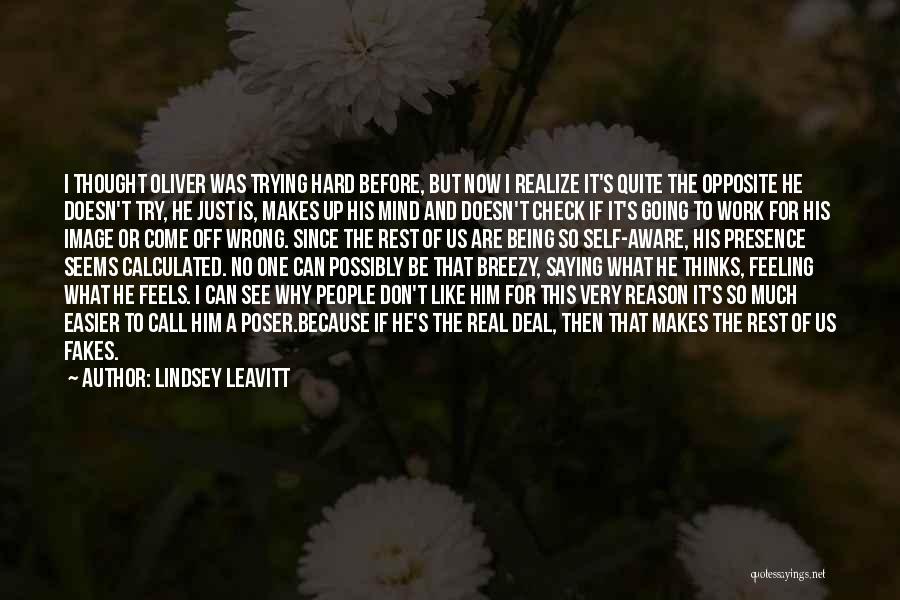 Being Hard To Deal With Quotes By Lindsey Leavitt