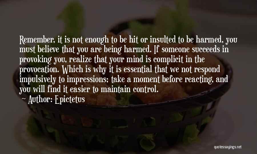 Being Harmed Quotes By Epictetus