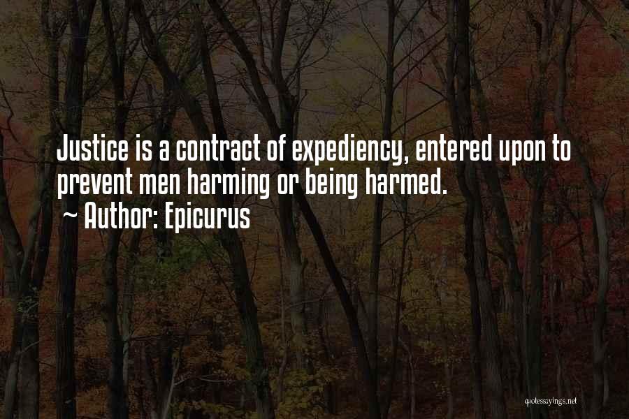 Being Harmed Quotes By Epicurus