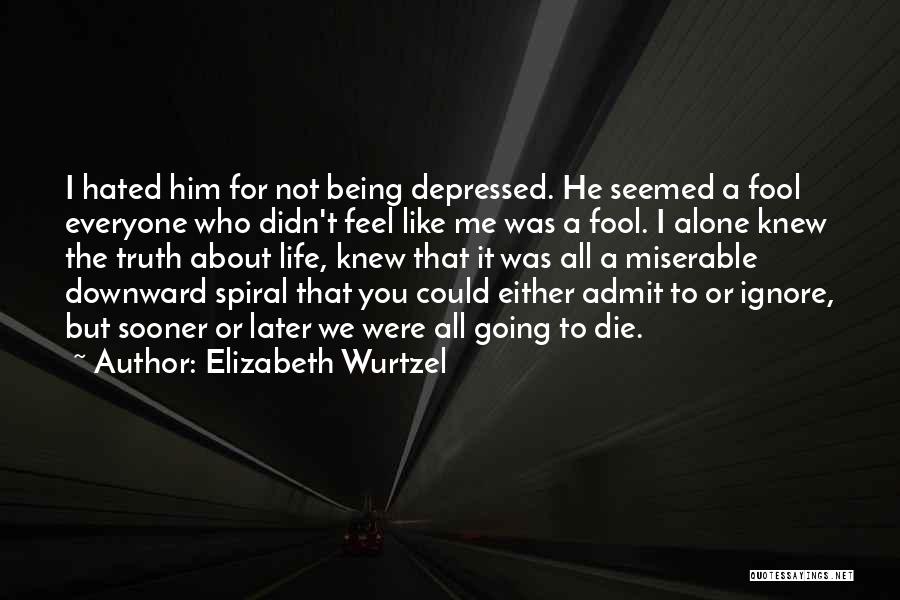 Being Hated By Everyone Quotes By Elizabeth Wurtzel