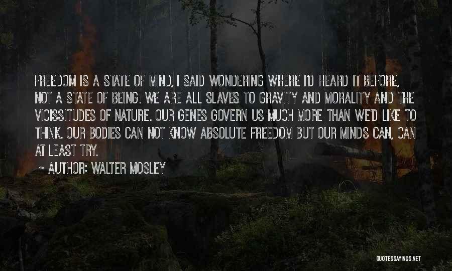 Being Heard Quotes By Walter Mosley