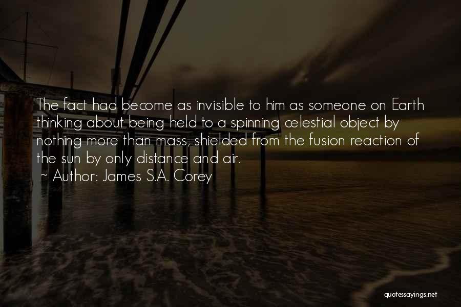 Being Held By Someone Quotes By James S.A. Corey