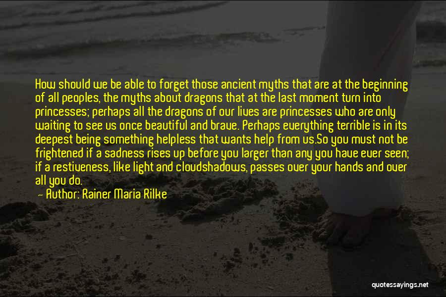 Being Helpless Quotes By Rainer Maria Rilke