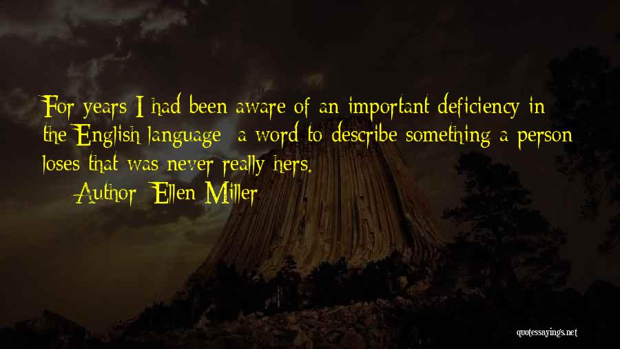 Being Hers Quotes By Ellen Miller