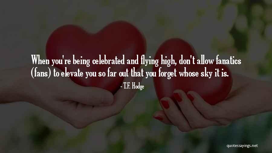 Being High In The Sky Quotes By T.F. Hodge Being High In The Sky Quotes By T.F. Hodge