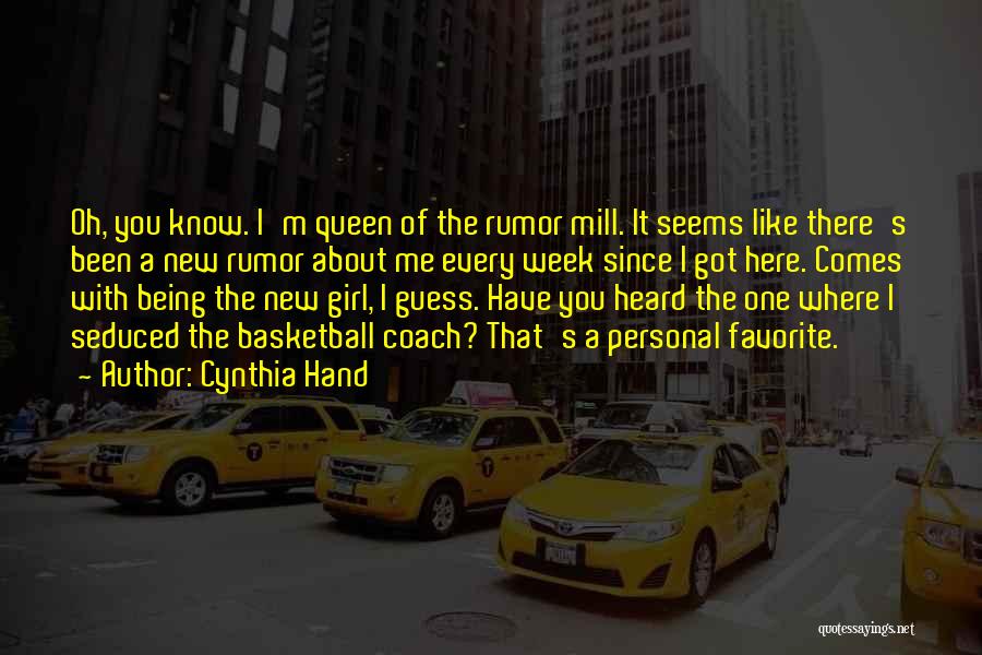 Being His Queen Quotes By Cynthia Hand