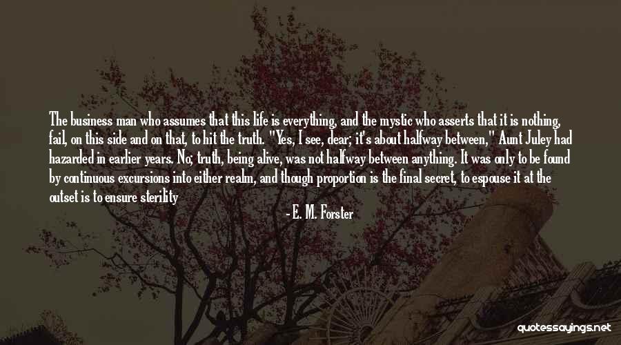 Being Hit By A Man Quotes By E. M. Forster