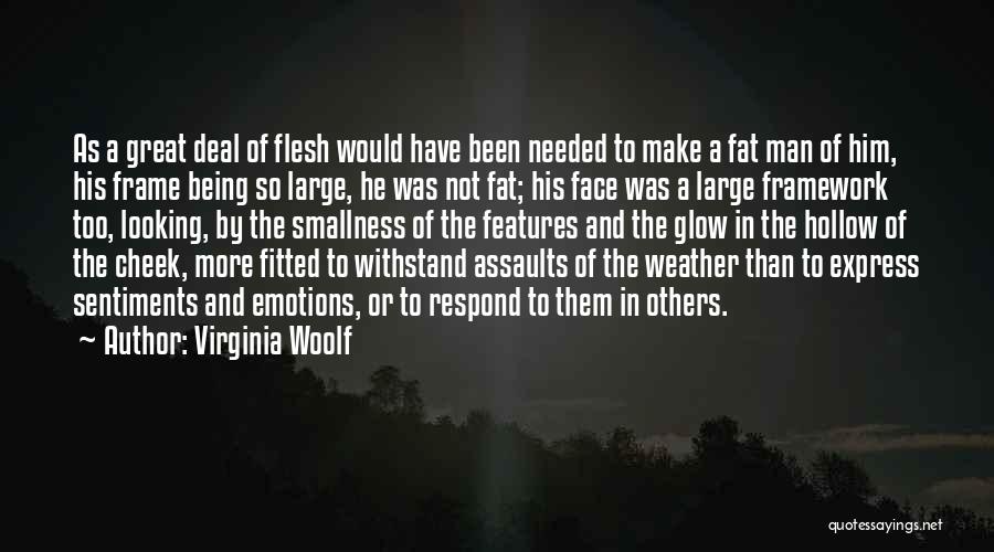 Being Hollow Quotes By Virginia Woolf