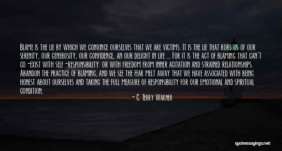 Being Honest In Relationships Quotes By C. Terry Warner