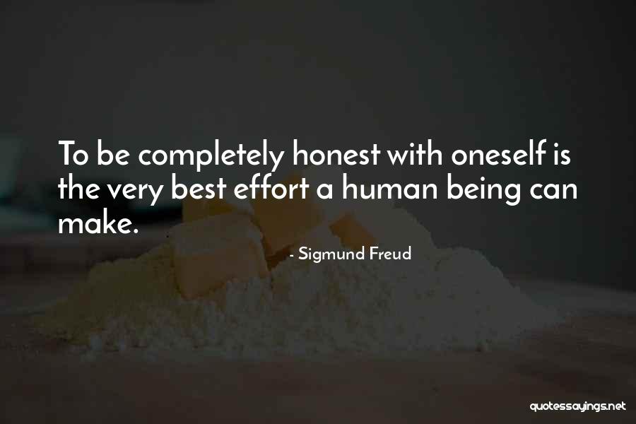 Being Honest With Oneself Quotes By Sigmund Freud Being Honest With Oneself Quotes By Sigmund Freud