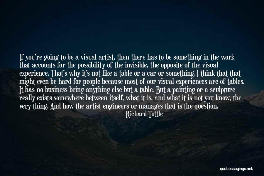 Being How You Are Quotes By Richard Tuttle Being How You Are Quotes By Richard Tuttle