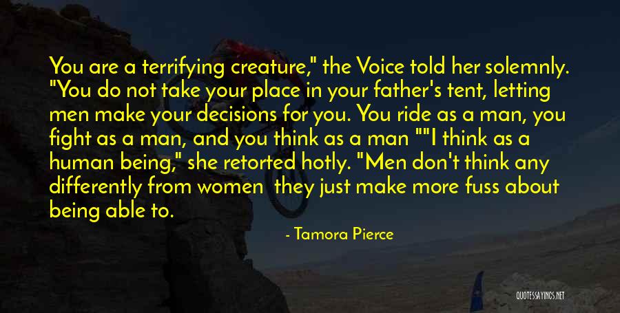 Being Human Voice Over Quotes By Tamora Pierce