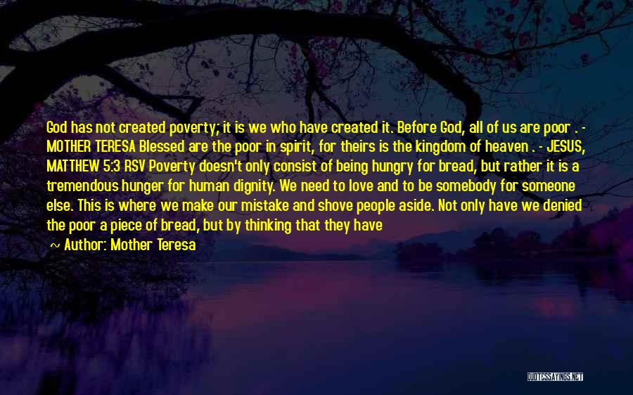 Being Hungry For God Quotes By Mother Teresa